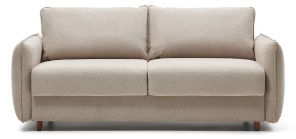 Beżowa rozkładana sofa 185 cm Carlota – Kave Home