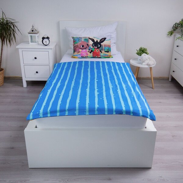 Bawełniana pościel dziecięca do łóżeczka 100x135 cm Bing Bunny "Tower" – Jerry Fabrics