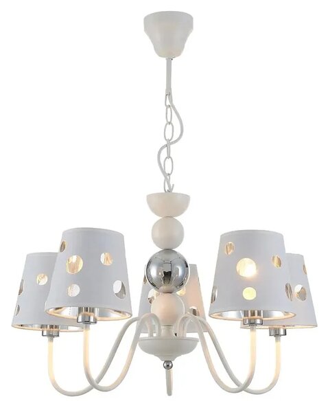 Biała nowoczesna lampa wisząca - D221 T3-A54