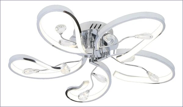 Pięcioramienna lampa sufitowa w nowoczesnym stylu - Z6-G43