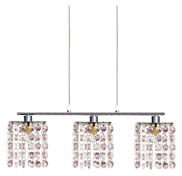 Nowoczesna kryształowa lampa wisząca - 4X D215 K9-B23