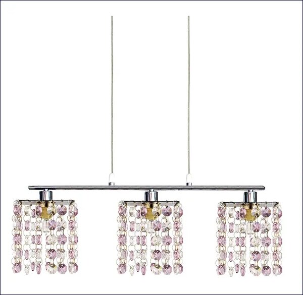 Nowoczesna kryształowa lampa wisząca - 4X D215 K9-B23