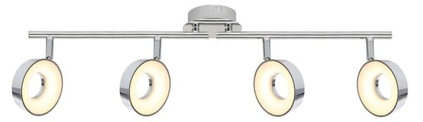 Srebrna regulowana lampa sufitowa - D233 M5-W93