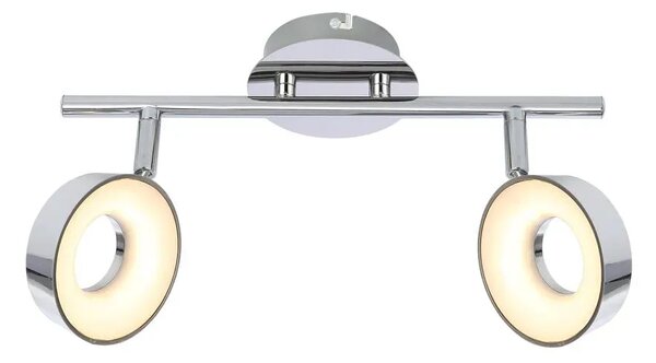 Srebrna regulowana lampa sufitowa - 3X D232 T5-F60