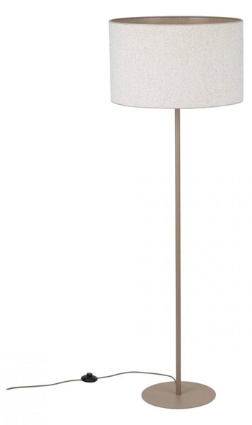 Lampa podłogowa TK Lighting VELLUM SABIA 16168 beżowa, tkaninowy klosz, E27, 150 cm, styl glamour