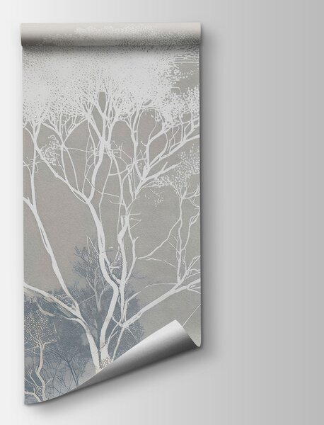 Fototapeta Grupa drzew we mgle, Fototapety Natura, Popularne Fototapety, w09448 - Tapeko.pl