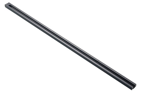 System szynowy Lindby Linaro, średnica 9,5 cm, 5-punktowy, LED, czarny Linaro, czarny, biuro, aluminium, nowoczesny