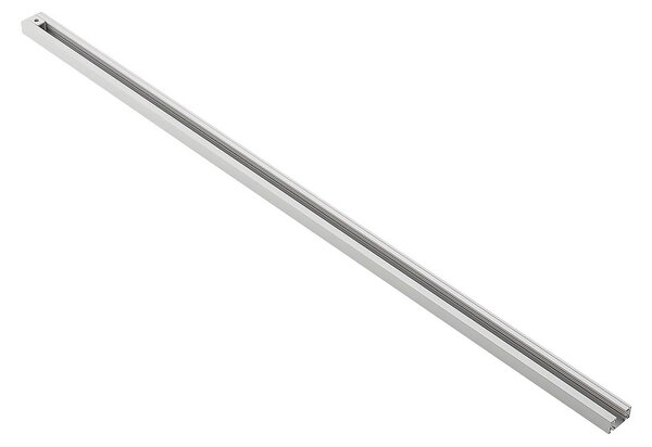 System szynowy Lindby Linaro, średnica 9,5 cm, 4-punktowa, LED, biały Linaro, biały / opal, biuro, aluminium, nowoczesny