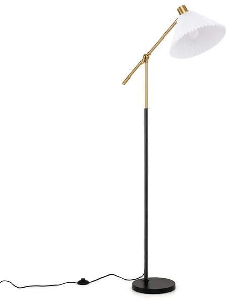 Lampa podłogowa z regulowaną wysokością i kątem nachylenia
