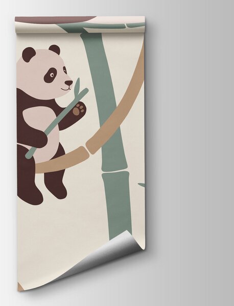 Fototapeta Pandy na drzewie, Fototapety z zwierzętami, Popularne Fototapety, t00963 - Tapeko.pl