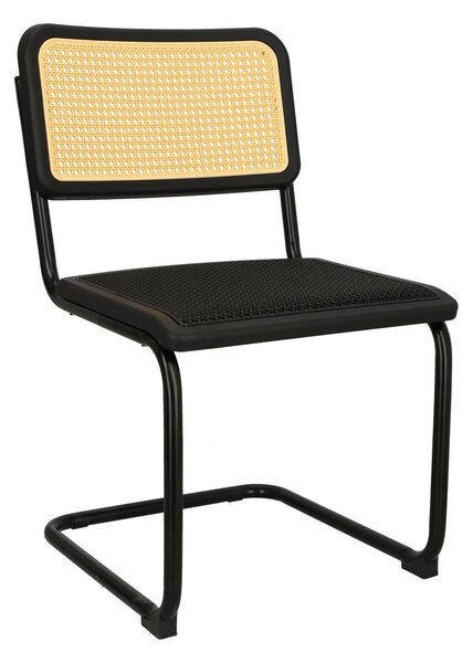 Krzesło Nelson black swing natural/black