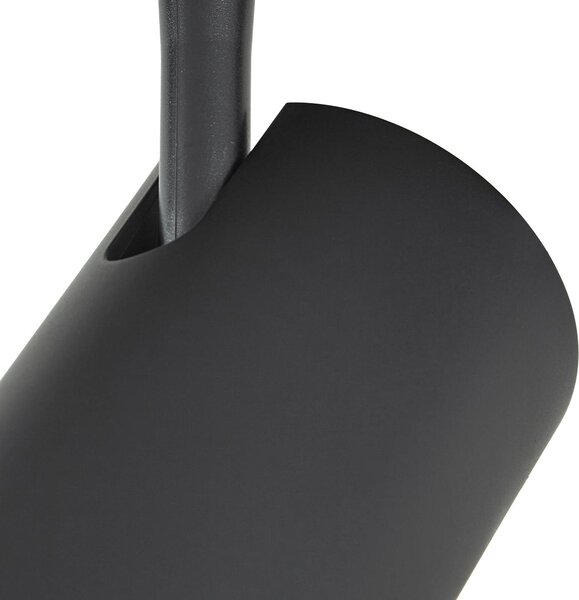 Reflektor szynowy LED Lindby Linaro, czarny, Ø 7 cm, aluminium, CCT Linaro Lindby, możliwość ściemniania, czarny, salon / jadalnia, aluminium, nowoczesny
