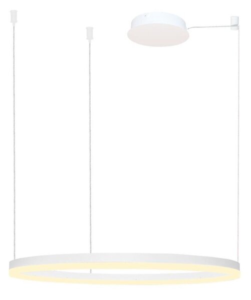Lampa wisząca LED Azzardo HALO 100 biała 55W – nowoczesne oświetlenie do salonu i jadalni AZ4962