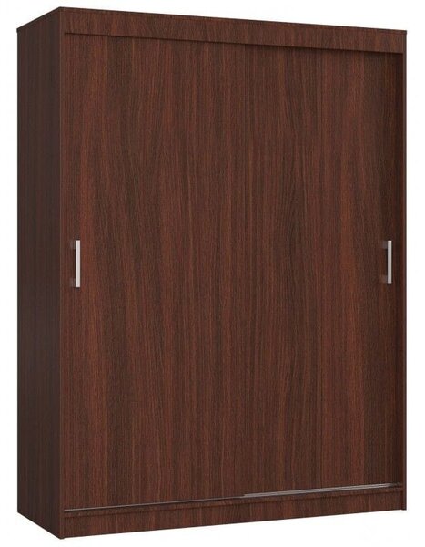 Szafa przesuwna do sypialni, NOTTE, 150x60x200 cm, wenge, mat | TYLETEGOTU