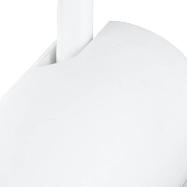 Reflektor szynowy LED Lindby Linaro, biały, Ø 7 cm, aluminium, CCT Linaro Lindby, możliwość ściemniania, biały / opal, salon / jadalnia, aluminium, nowoczesny