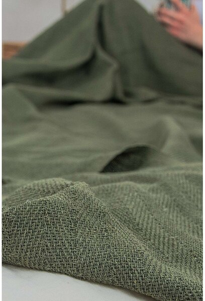 Narzuta w kolorze khaki 240x220 cm Marla – Mijolnir