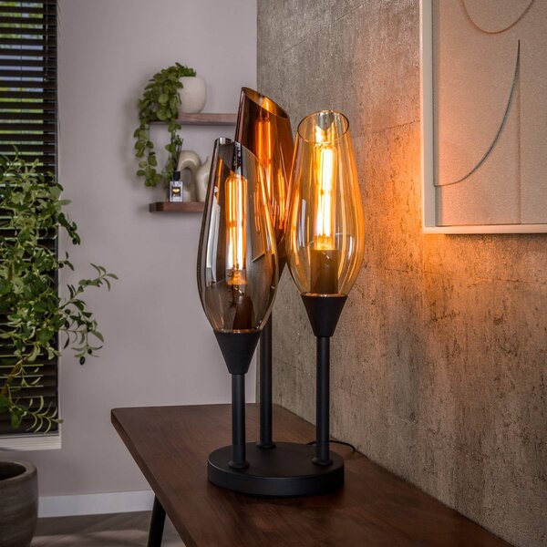 ZIJLSTRA Lampa stołowa Cocoon, miedziany, salon / jadalnia, metal, nowoczesny