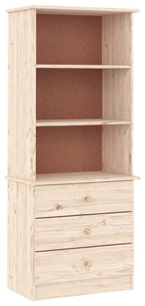 Biblioteczka z szufladami alta, 60x35x142 cm, drewno sosnowe