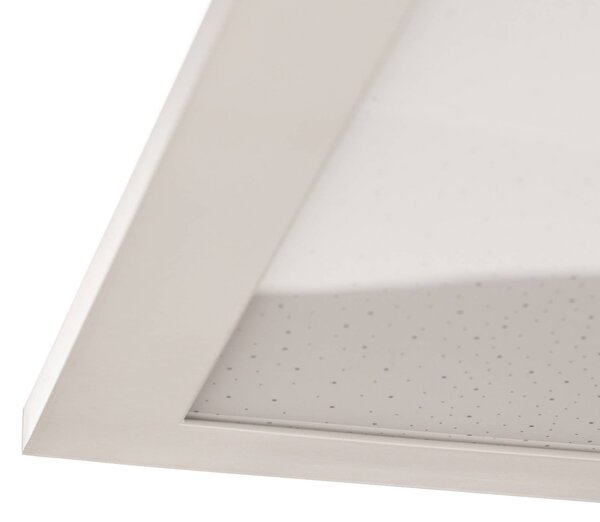 Lindby Panel LED Kenma, możliwość ściemniania, biały / opal, salon / jadalnia, tworzywo sztuczne, nowoczesny