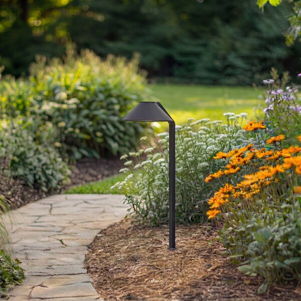 Lindby Lampa z grotem ziemnym LED Capelo, czarna, metalowa, 77 cm Capelo, czarny, aluminium, nowoczesny