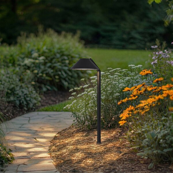 Lindby Lampa z grotem ziemnym LED Capelo, czarna, metalowa, 77 cm Capelo, czarny, aluminium, nowoczesny