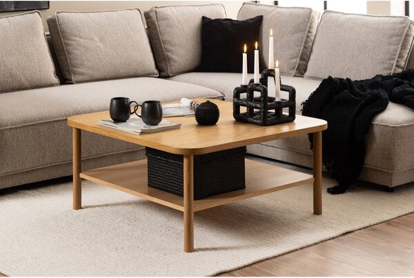 Stolik w dekorze dębu 90x90 cm Banbury – Actona