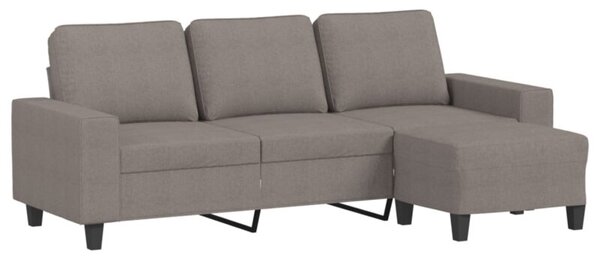 Sofa 3-osobowa z podnÃ³Å¼kiem, taupe, 180 cm, tkaninÄ