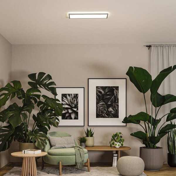 Paulmann Panel LED Atria Shine, chromowy / srebrny, biuro, tworzywo sztuczne, nowoczesny
