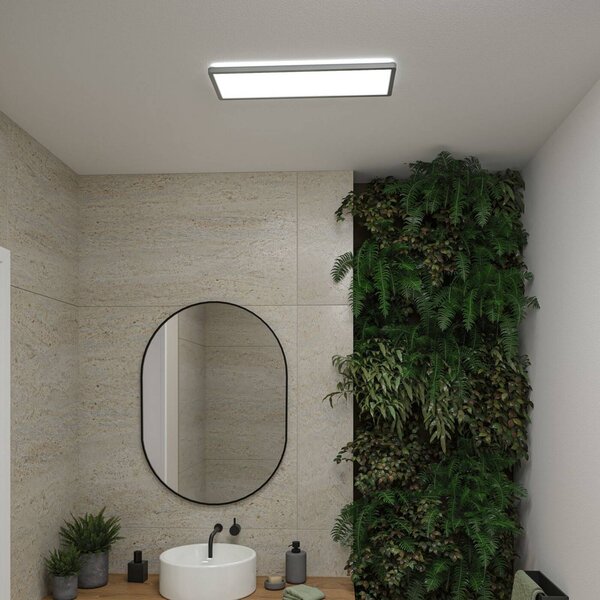 Paulmann Panel LED Atria Shine, chromowy / srebrny, biuro, tworzywo sztuczne, nowoczesny