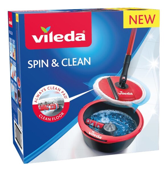 Zestaw mopa obrotowego i wiadra Vileda Spin&Clean