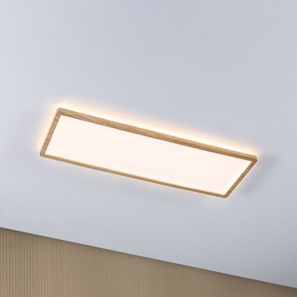 Paulmann Panel LED Atria Shine, jasne drewno, biuro, tworzywo sztuczne, nowoczesny