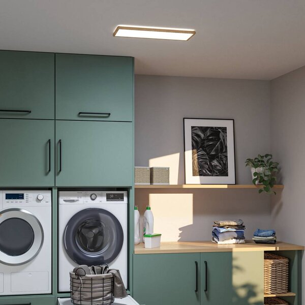 Paulmann Panel LED Atria Shine, jasne drewno, biuro, tworzywo sztuczne, nowoczesny