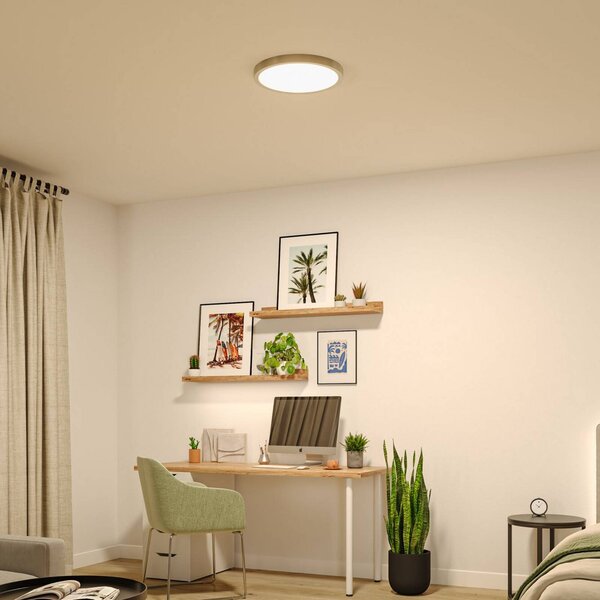 Paulmann Lampa sufitowa Abia 2, chromowy / srebrny, salon / jadalnia, tworzywo sztuczne, nowoczesny