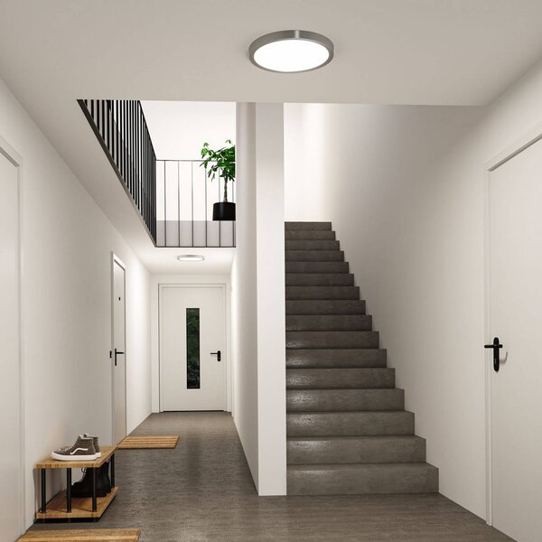 Paulmann Lampa sufitowa Abia 2, chromowy / srebrny, salon / jadalnia, tworzywo sztuczne, nowoczesny