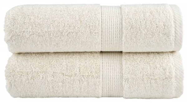 Ręczniki myjące premium solund 2 szt. kremowe 30x30 cm 600 GSM