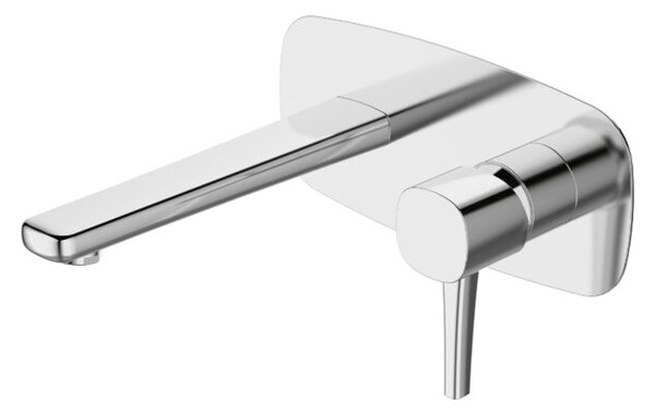 Bateria umywalkowa podtynkowa GranMaster RENE Chrom z korkiem 1 szt