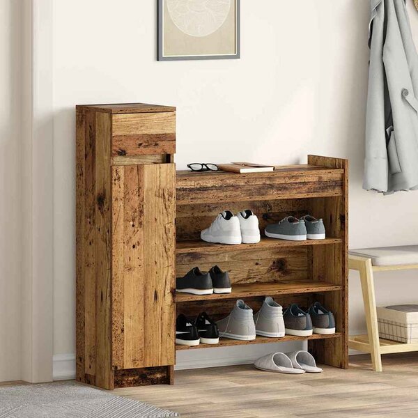 Szafka na buty 100,5 x 28 x 100 cm Drewno inżynieryjne