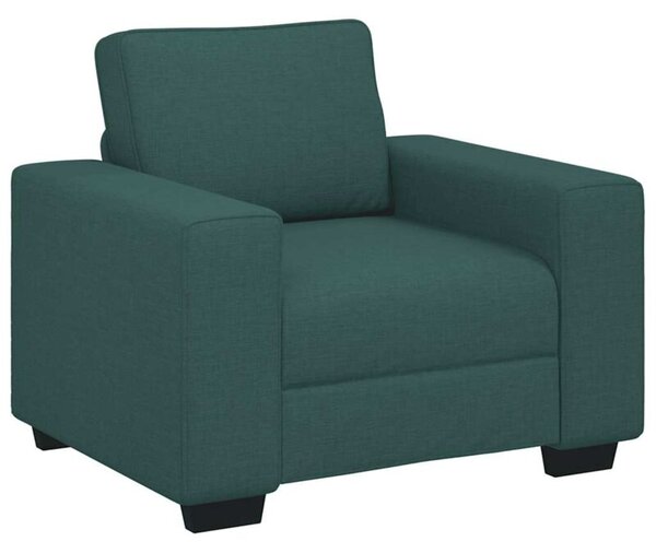 Sofa fotel ciemnozielony 100x77x82 cm tkanina