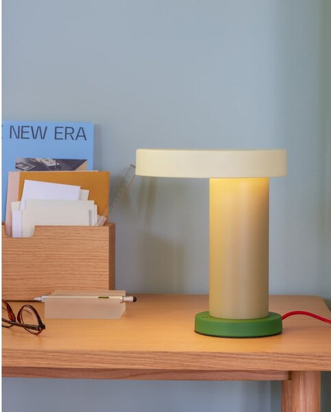Zielona lampa stołowa (wysokość 25 cm) Magic – Hübsch