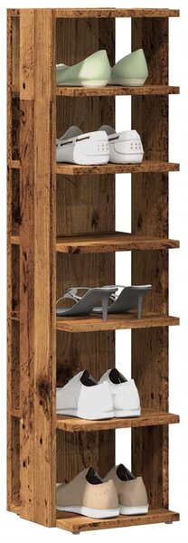 Szafka na buty, stare drewno, 28x27x102 cm