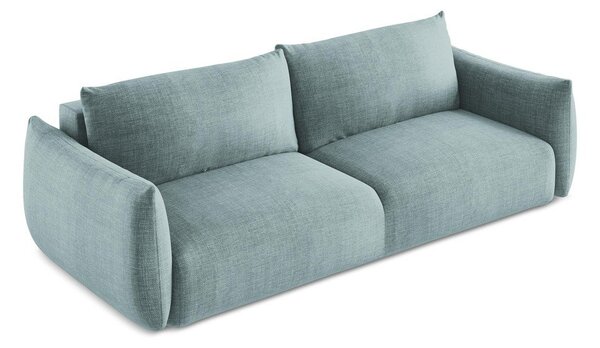 Niebieska rozkładana sofa 230 cm Leila – Makamii