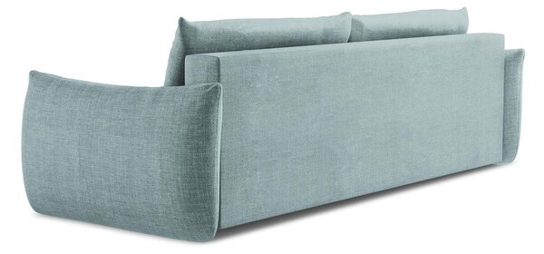 Niebieska rozkładana sofa 230 cm Leila – Makamii