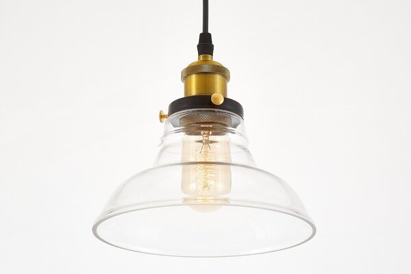 LAMPA WISZĄCA ZWIS CZARNY BAO