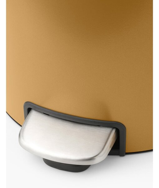 Stalowy kosz na śmieci z pedałem w kolorze złota 30 l NewIcon – Brabantia