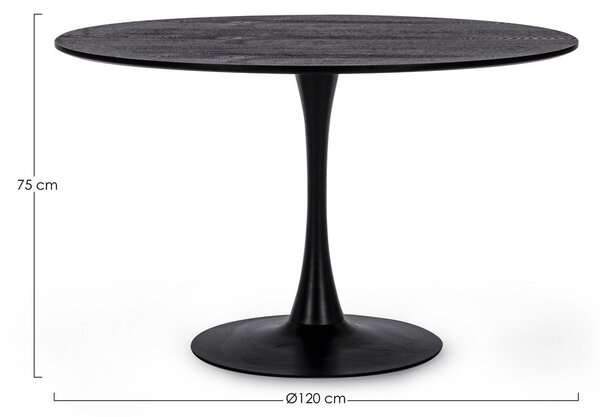 Metalowy okrągły stół ø 120 cm Bloom – Yes Everyday