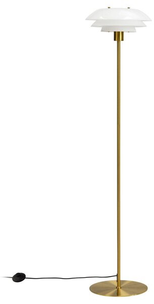 Lampa Podłogowa Dyberg Larsen, DL31, złoty | mosiężny, salon, metal, design