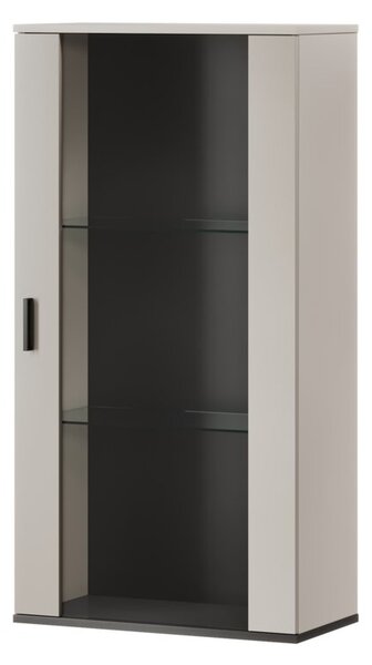Witryna CAMA MEBLE Soho S2 Beżowo-czarny