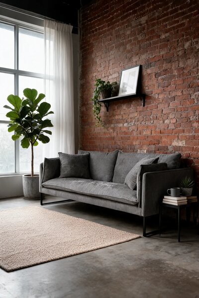 Industrialna sofa do salonu E1-T70