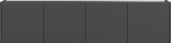 Antracytowa szafka pod TV 183x45 cm Piana – Germania