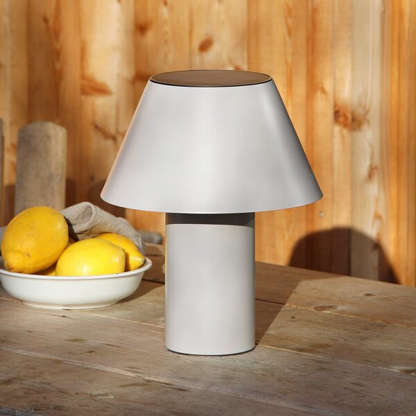 Zewnętrzna Lampa Markslöjd, Vivo, ściemnialny, szary, metal, skandynawski